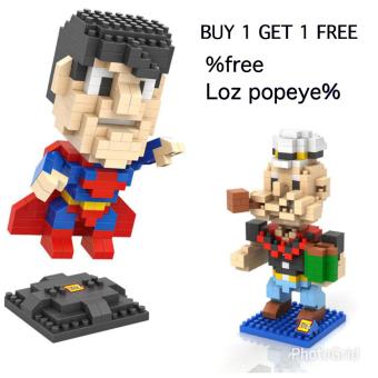 (Buy 1 Get 1 Free) Loz Large 9455 Superhero Gratis Loz Large 9443