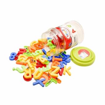 MOMO Toys Magnetic Letters & Numbers 78 Pcs HM1152A - Mainan Huruf dan Angka Magnetik