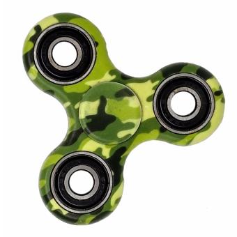 Fidget Spinner Hand Tri Spinner Toys Mainan EDC Ceramic Ball Focus Games Limited Edition - Army