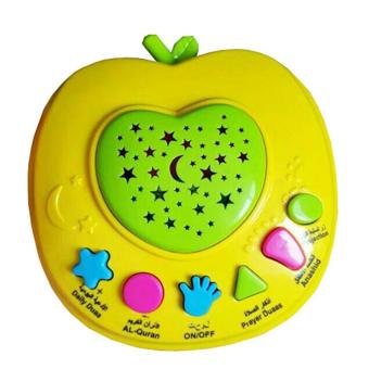 Mainan edukatif Apple Quran 6 Tombol 1pc Hijau