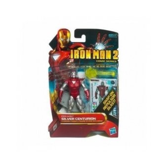 Iron Man 2 Comic Series 10cm Action Figure #34 Silver Centurion Iron Man - intl