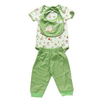 BB Lucky Pakaian Jumper Baby Set 3 in 1 - Baju Pakaian Bayi Laki Laki