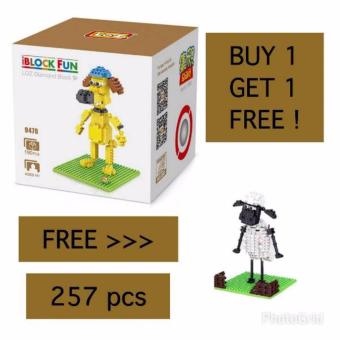 ( Buy 1 Get 1 Free ) Loz Large 9479 Free Weagle Box 2267 Animal