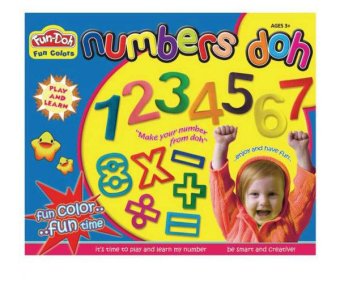 Fun Doh Momo Numbers Doh Lilin Mainan