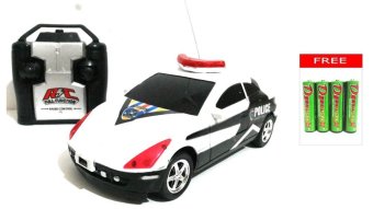 Daymart Toys Remote Control Police Car 3 - White