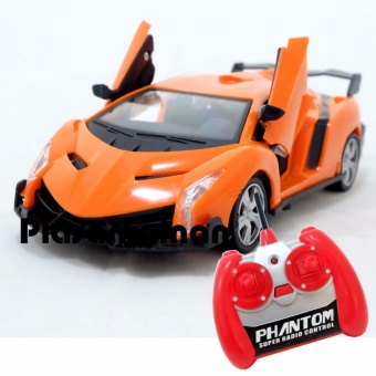 AA Toys Express Car Model Orange Scale 1:24 BO - Mainan Mobil Remot Control