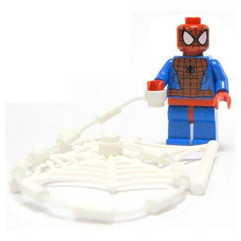 LEGO Marvel Super Heroes LOOSE Minifigure Spider-Man with Webs - Intl