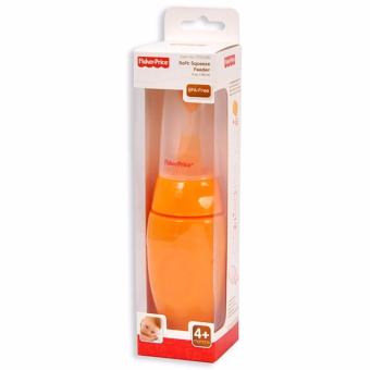 Fisher Price Soft Squeeze Feeder ( Botol Sendok ) - orange