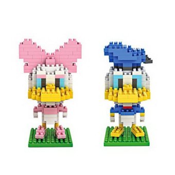 Donald Duck / Daisy Duck - Pack of 2 LOZ Nanoblock Collection Total 420pcs