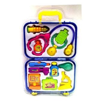 BabyTalk Doctor Kit Koper Doctor Set - Mainan Dokter - Mainan Anak Dokter Dokteran Edukatif Blue
