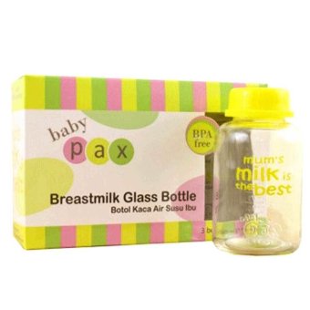 Baby Pax Breastmilk Glass Bottle 150ML - Botol Kaca Air Susu Ibu