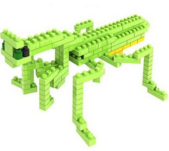 Mantis Knives Animal LOZ Diamond Nano Mini Building Blocks Enlighten Bricks Toy