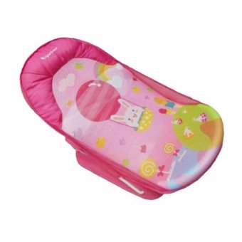 Sugar Baby Elephant Baby Bather with Pillow - Pink