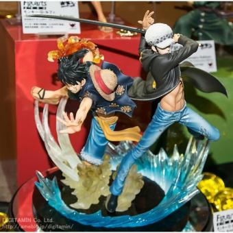 Action Figure One Piece FZO LUFFY & LAW SPECIAL ANNIVERSARY 5TH ORIGINAL BANDAI