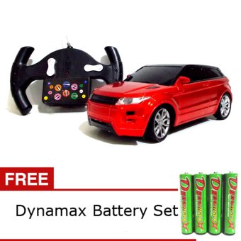 Daymart Toys Remote Control Range Rover Evoque SUV Car - Merah + Gratis Dynamax Baterai Set