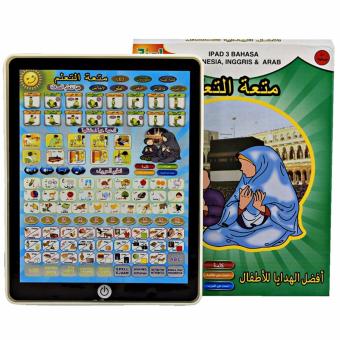 Playpad Anak Muslim 3 Bahasa Arab Indonesia Inggris With Layar Papan Tulis Dan Piano
