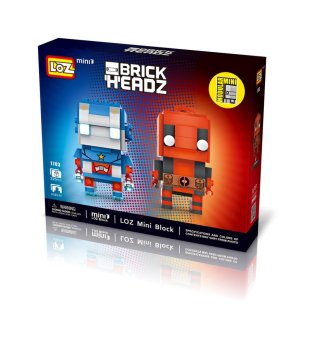 LOZ Jewel Granule Hero Cartoon Iron Man Mini 1703 Building Blocks - intl