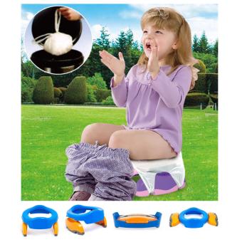 Ultimate Outdoor Kloset Baby / Baby & Kid's Travel Potty / Portable Toilet B-1001 - White