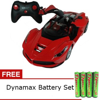 Daymart Toys Remote Control Imitation Racing Ferrari Laferrari 1:14 - Merah