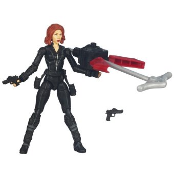Marvel Avengers Movie 10cm Action Figure Grapple Blast Black Widow Grapple Launcher! - intl