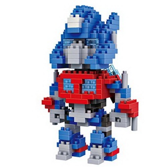LOZ Diamond Block Transformers Optimus Prime Parent-child Games Building Blocks Children Educational Toys