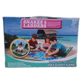 Toylogy Giant Snakes and Ladders Playmat / Matras Ular Tangga