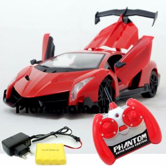 AA Toys Model Car Merah Scale 1:16 - Mainan Mobil Remote Control With Charger