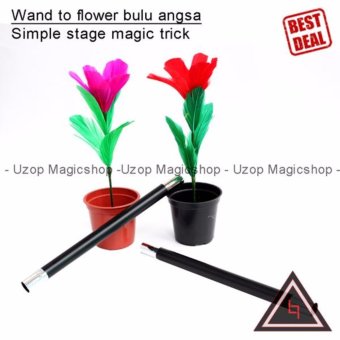 Wand To Flower Bulu Angsa (Alat sulap, mainan)