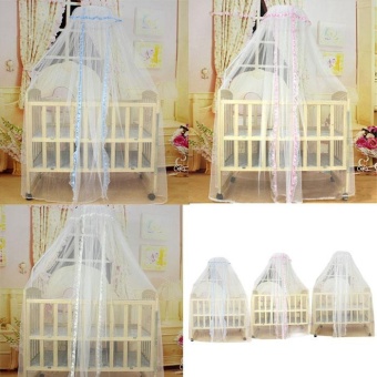 Baby Infant Bed Mosquito Mesh Dome Curtain Net for Toddler Crib Cot Canopy - intl