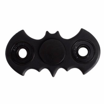 10pcs colorful Hand Spinner Fidget Stress Cube Batman Fidget Spinner Plastic EDC Tri-Spinner Fidget Toy Adults Focus Anti Stress Gifts(Black) - intl