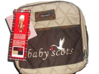 Babyscots Embroidery Simple Bag Brown