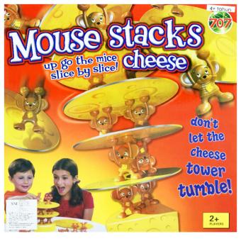 TSH Mainan Edukasi Mouse Stacks Cheese | Family Game - Multi Colour