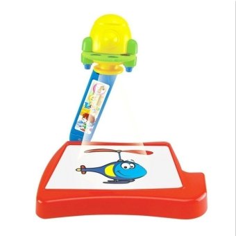 Arshiner Children Kids Multifunctional Educational Development Drawing Desk Painting Toy projector Learning Drawing Tables Toys - intl