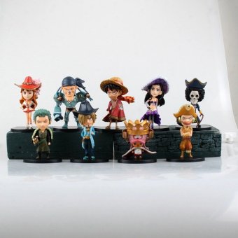 Q 9pcs/set One Piece New World Anime Figuarts SPECIAL MH POP Luffy Figuarts luffy zoro nami Action Figure Limit 0694 - intl