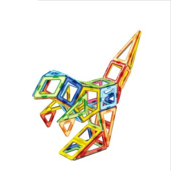 Asuwish Magnetic Building Blocks Toys DIY Models Magnetic Designer Funny Bricks 97Pcs Big Size - intl