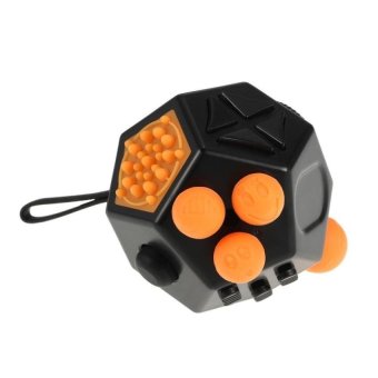 12 Sides Fidget Cube Stress Anxiety Relief Desk Pocket Attentiontoy For Children And Adults - intl