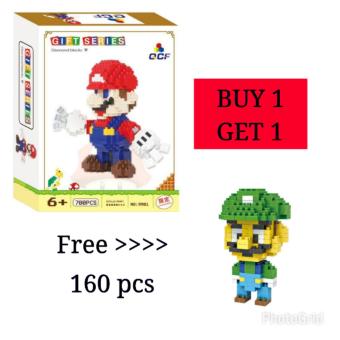 ( Buy 1 Get 1 Free ) Bricks Qcf 9901 Free Loz Medium 9126 Cartoon