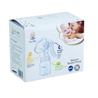 IQ Baby Manual Breast Pump Rotated Handle IQ-901 - Pompa ASI Manual - Putih