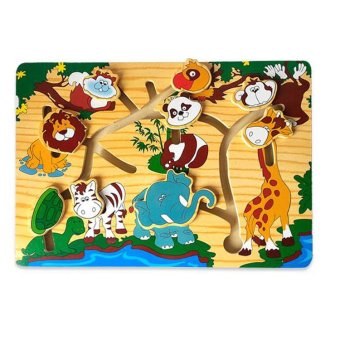 Kayla Org - Mainan Edukasi Maze Muka Binatang