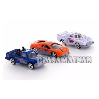 AA Toys Die Cast Speed Super World 3 Pcs - Mainan Mobil Sport