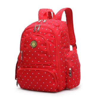 Multifunction Mommy Bag Baby Diaper Nappy Changing Shoulder Bag Backpack Knapsack(red) - intl