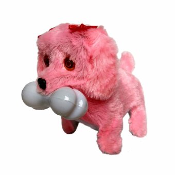 Toylogy Mainan Anak Robot Boneka Anjing ( Robot Stuffed Plush Dog ) Orange / Pink / Brown / Purple