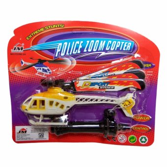 Toylogy Mainan Anak Helikopter Polisi Terbang ( Police Zoom Copter )