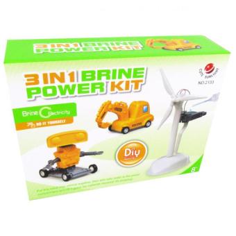 TSH Mainan Edukasi - Robot air garam / Science Brine Power Kit - 3 In 1