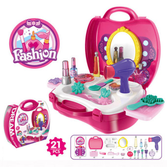 Dream Tool Mainan Anak Peralatan Make Up / Dream Fashion Kit Koper - Pink