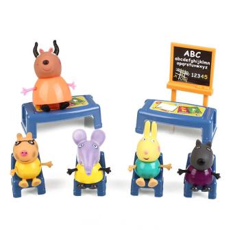 Peppa Pig Classroom Desks Chairs Random Color Play Set Xmas Gifts Toys Gift - intl