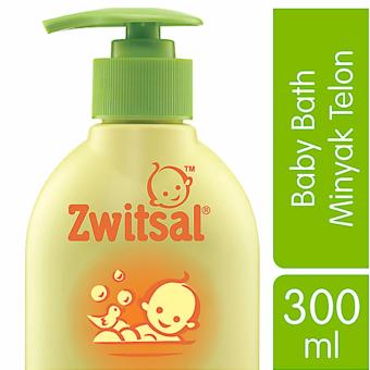 Zwitsal Baby Bath Natural dengan Minyak Telon - Pump - 300mL