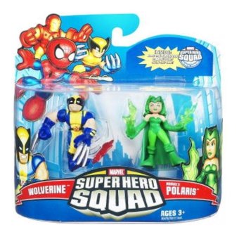 Marvel Superhero Squad Series 21 Mini 7.6cm Figure 2Pack Wolverine Polaris - intl