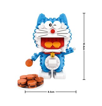 Loz 1710 Diy Doraemon Series 330pcs Building Blocks - intl