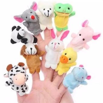Boneka Jari Finger Puppet Binatang Jumbo Aneka Warna